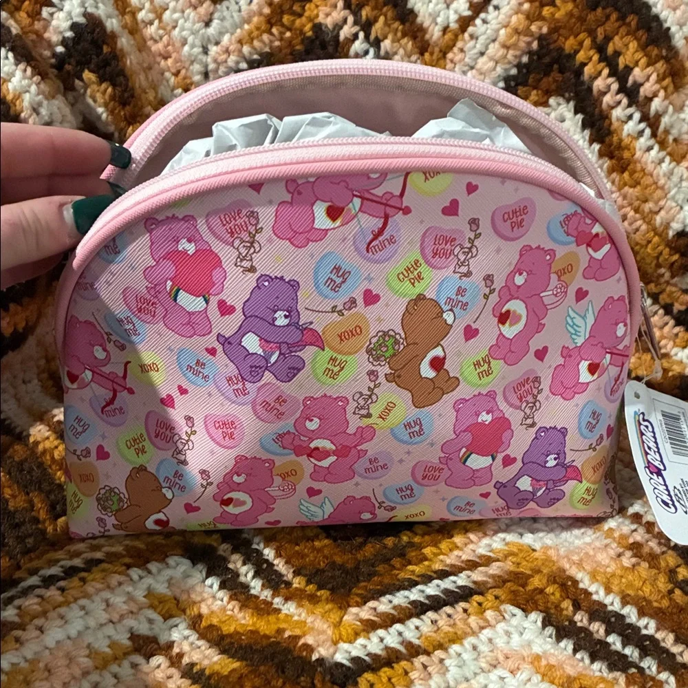 Care Bears Pink and Purple Kids Accessory Bag